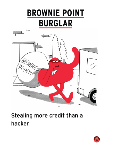 Brownie Point Burglar Card